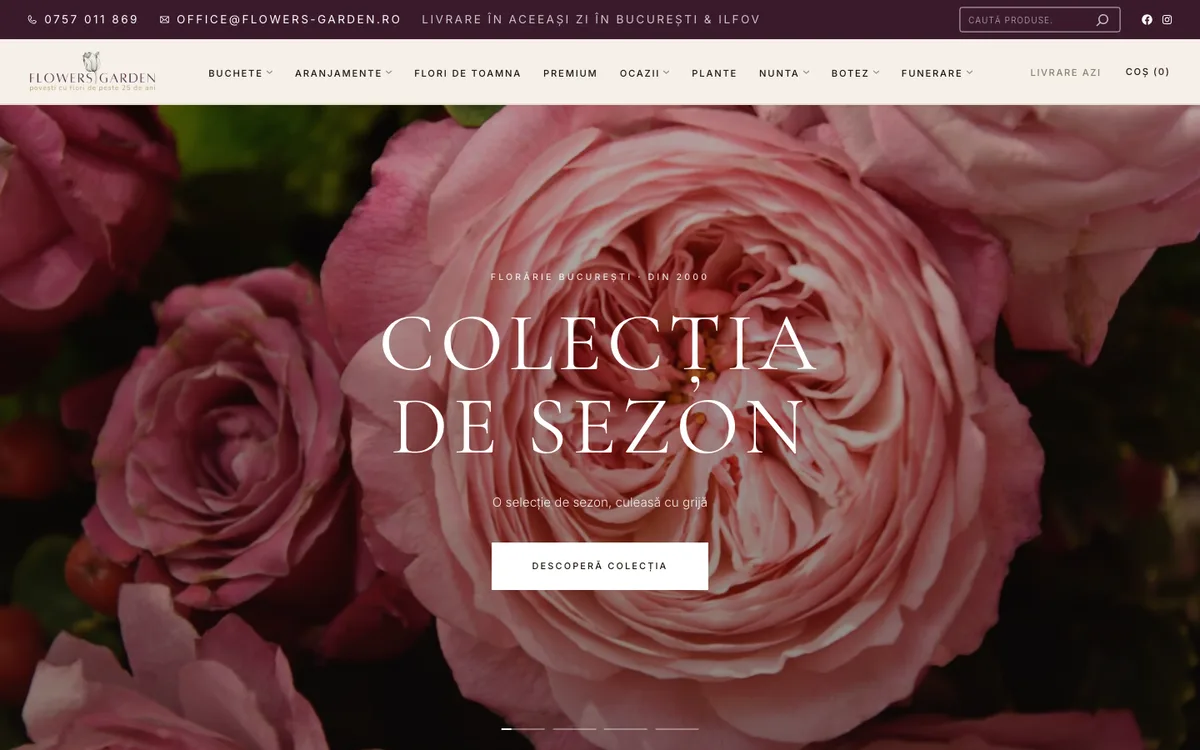 The Flowers Garden home page